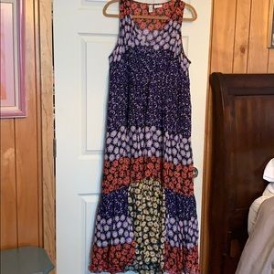 Anthropologie Meadow Rue Petula Floral Maxi XL
